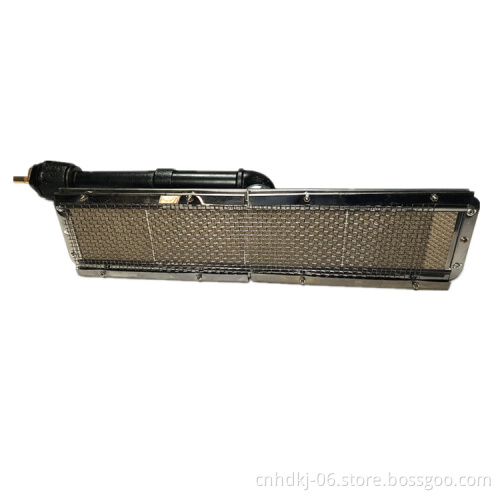 Industrial catalytic radiant coffee roaster heating element gas burner